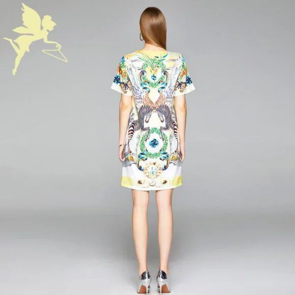 Dancing Zebra Shift Dress - Picture 2 of 9